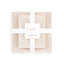 Ensemble de 4 serviettes de bain et à main en coton Dbly-108507326