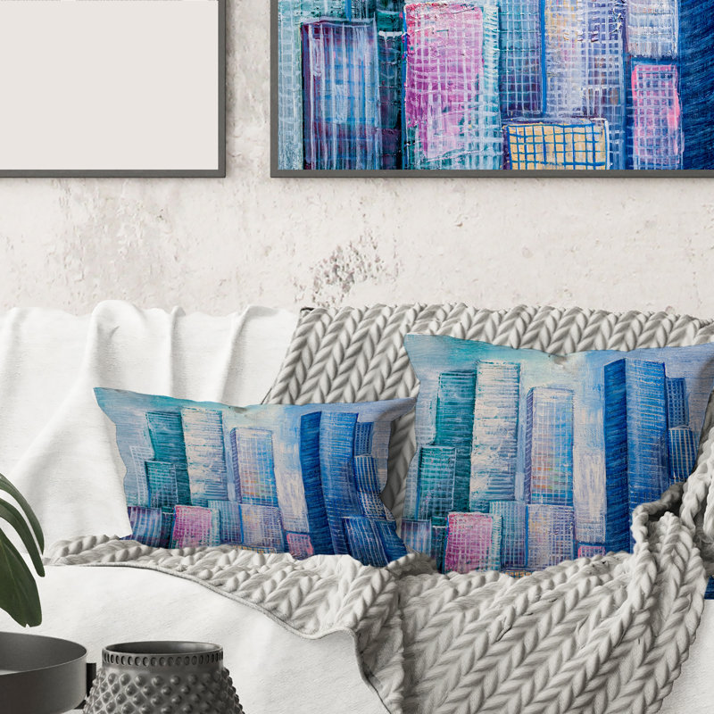 Abstract Throw Pillow