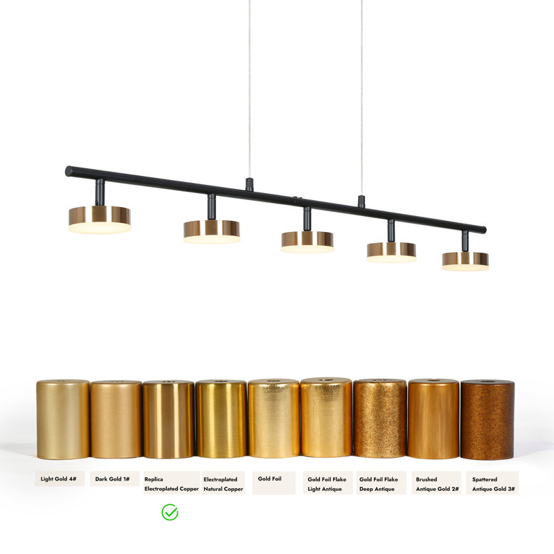 Essinger 5 - Light Kitchen Island Linear LED Pendant