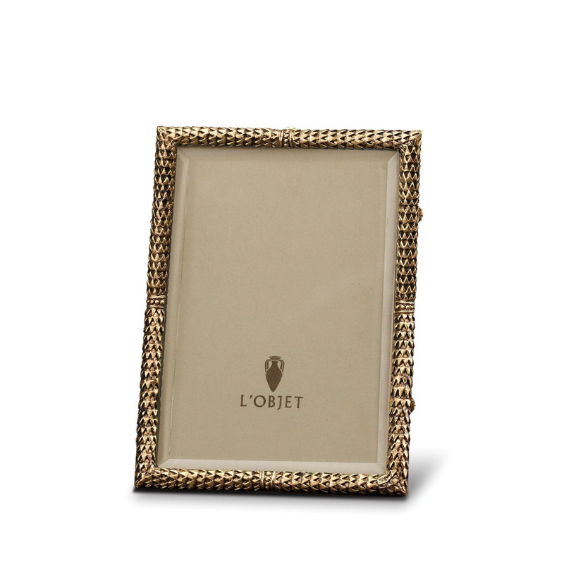 Scales Frame, Gold, 24k Gold Plated, 4" W x 6" H