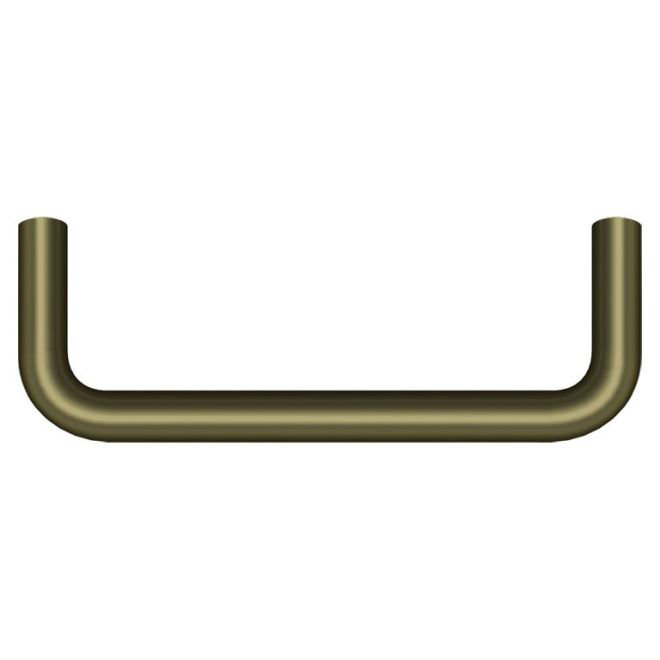 Arch Pull, 3 1/2", Antique Brass