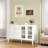 Farmhouse Buffet Cabinet with Pop-Up Doors
