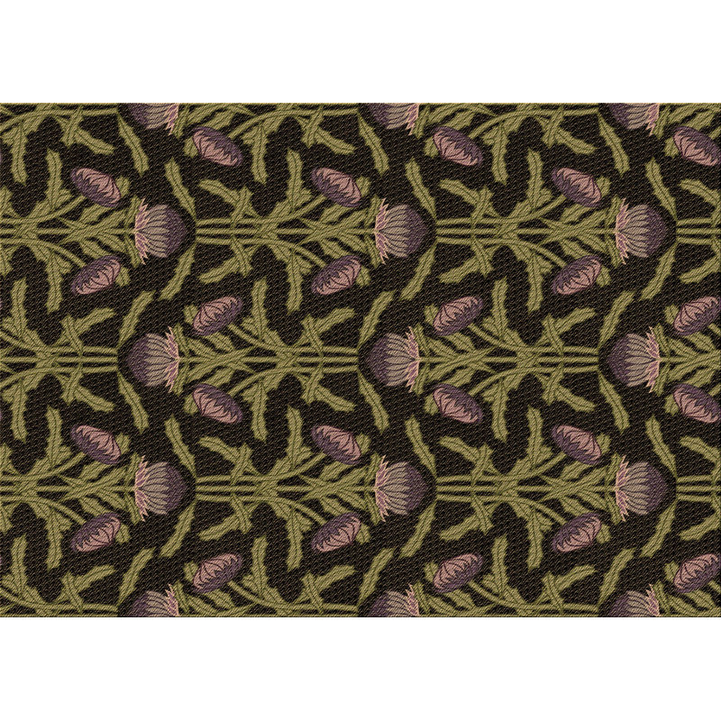 Tapis 100% à motifs lavables à la machine 2989, Rectangle 5 pi x 8 pi