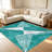 Teal Marble Star carpet-easy to clean, machine-washable, soft and comfortable; suitable for door mats, kitchens, living rooms, bedrooms, corridors, and laundry areas. Easy to clean, durable carpet for home decoration.-879421980
