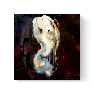 Au-delà de la beauté II - peinture sur toile tendue