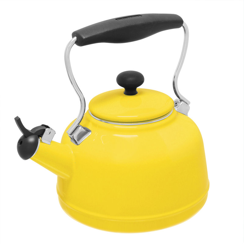 Chantal Vintage 1,7 pte Bouilloire Whistling, Jaune
