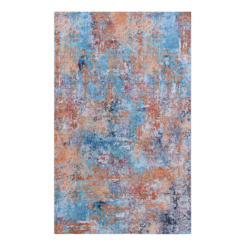 Foldable Area Rug For Dining Room - Washable, Non-slip, Chenille, Pet- (multi, 2'6'' X 10' Low-pile Bedroom Foldable, & Pet
