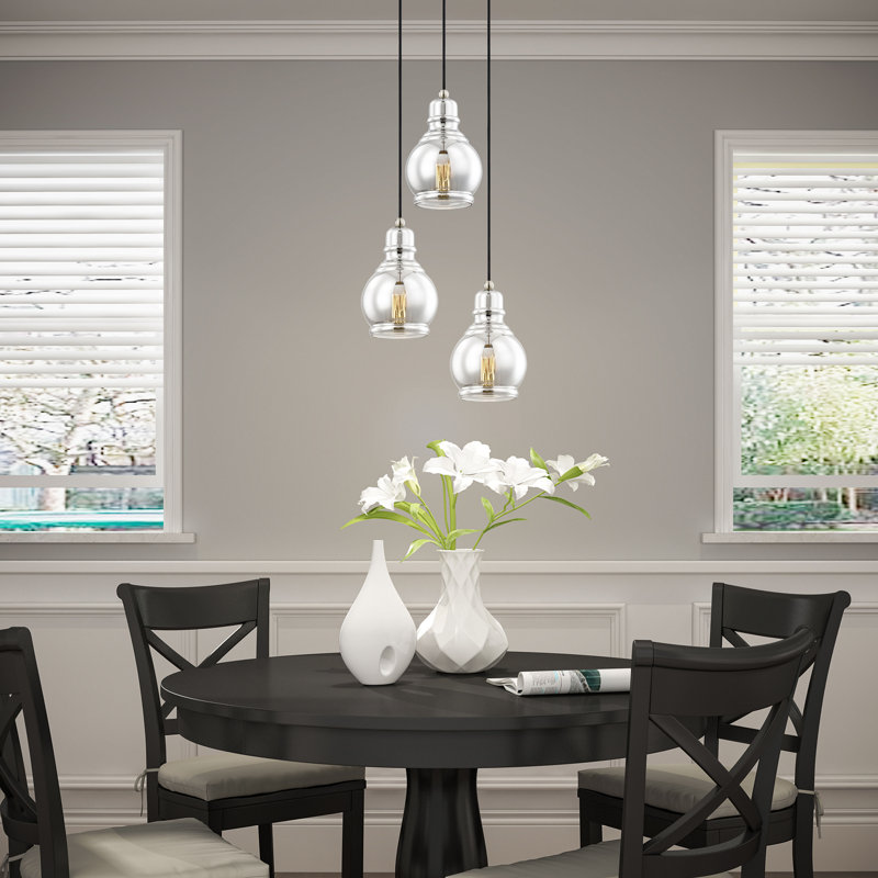 Averly 1 - Light Brushed Nickel Pendant