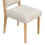 Ensemble de table de salle à manger 5 pièces pour salle à manger de style campagne minimaliste avec 4 chaises rembourrées en bois massif et naturel (naturel) TREXM-891764597-891764598