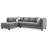 Devin Microfiber Sectional Sofa with Removable Backs-1292141040
