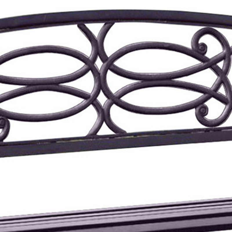 Banc de jardin en acier Boyd