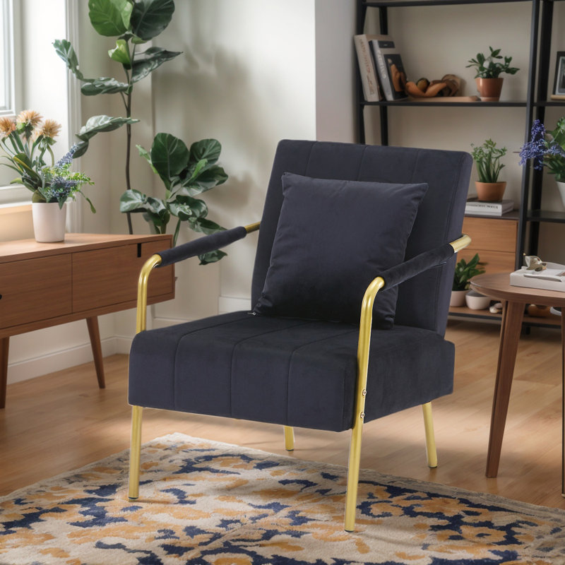 Fauteuil d'appoint Ernst, Noir