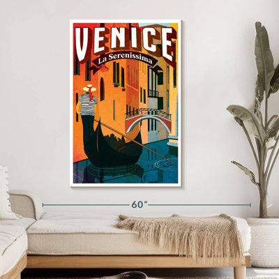 " Venice Le Serenissima Vintage Poster " by Jason C