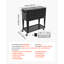 VEVOR 302.8L Ice Chest with wheels in Black