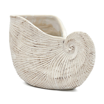 Pot à fleurs décoratif de 7,6 lb avec une finition beige sable pour s'harmoniser aux conceptions intérieures rustiques et côtières dans le ciment de sable texturé de salle de bain convenant aux plantes traînantes créant un coin paisible dans votre maison