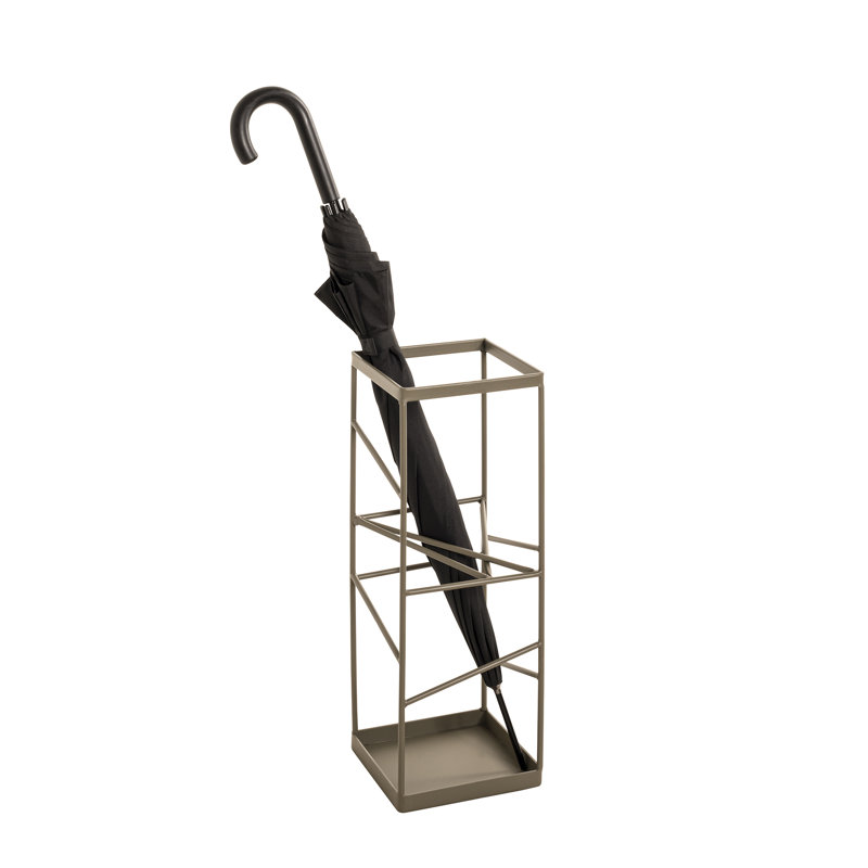 Hinrichs Metal Freestanding Umbrella Stand, Green