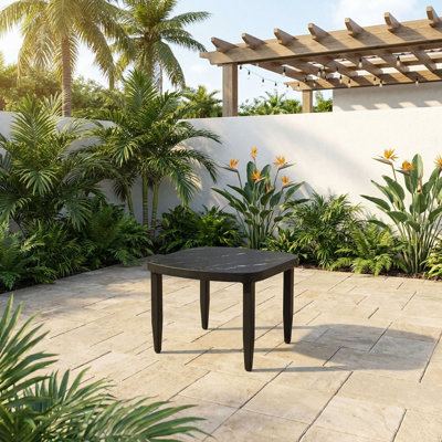 Table d'appoint 23,6 po Modern Outdoor Elegance
