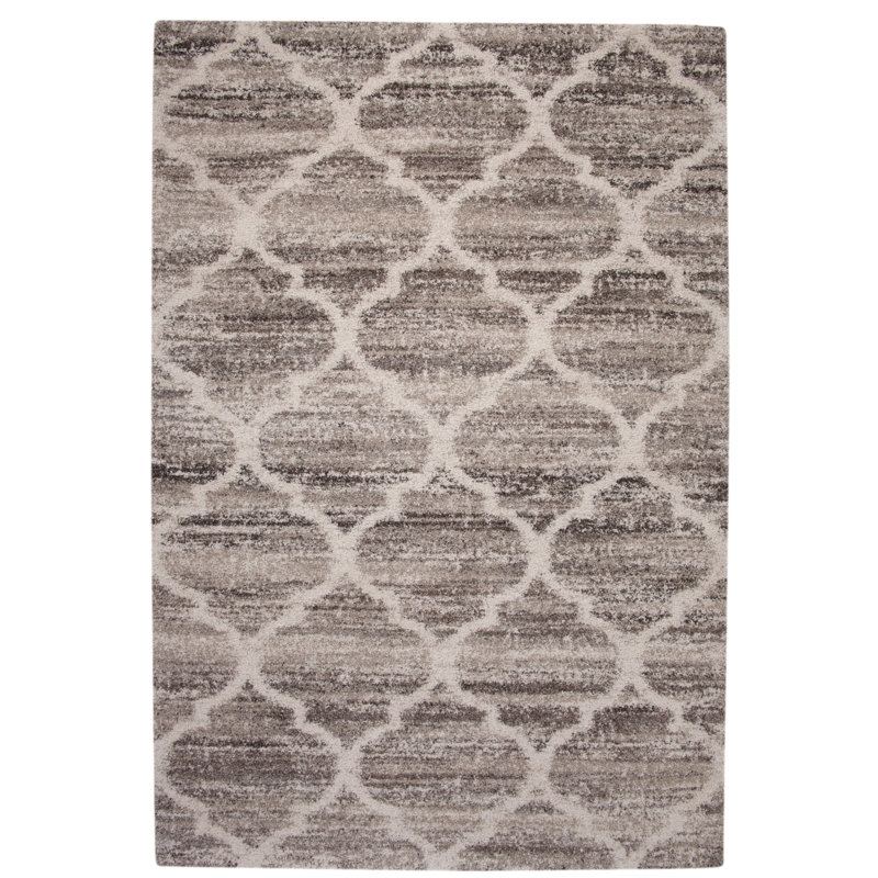 Tapis ivoire / brun clair / brun Granada Trellis