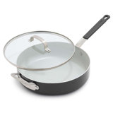 Bobby Flay by GreenPan Professional Grade Ceramic Nonstick 4.5QT Sauté Pan with Lid