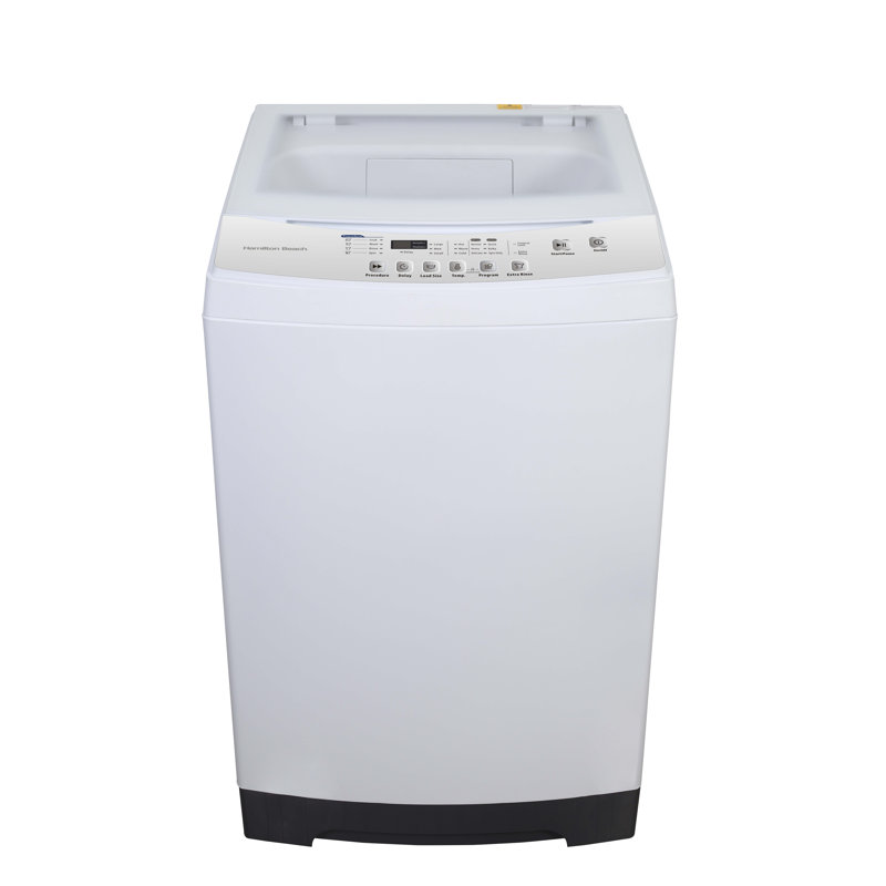 Hamilton Beach 3.0 Cu. Ft. Top Load Portable Washing Machine with 6 Wash Cycles, 8 Water Levels, and Pulsator for Laundry and Clothes, RV Support
