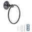 Ensemble d'accessoires de salle de bain traditionnel South Main Hardware - 4 pièces - Bronze huilé