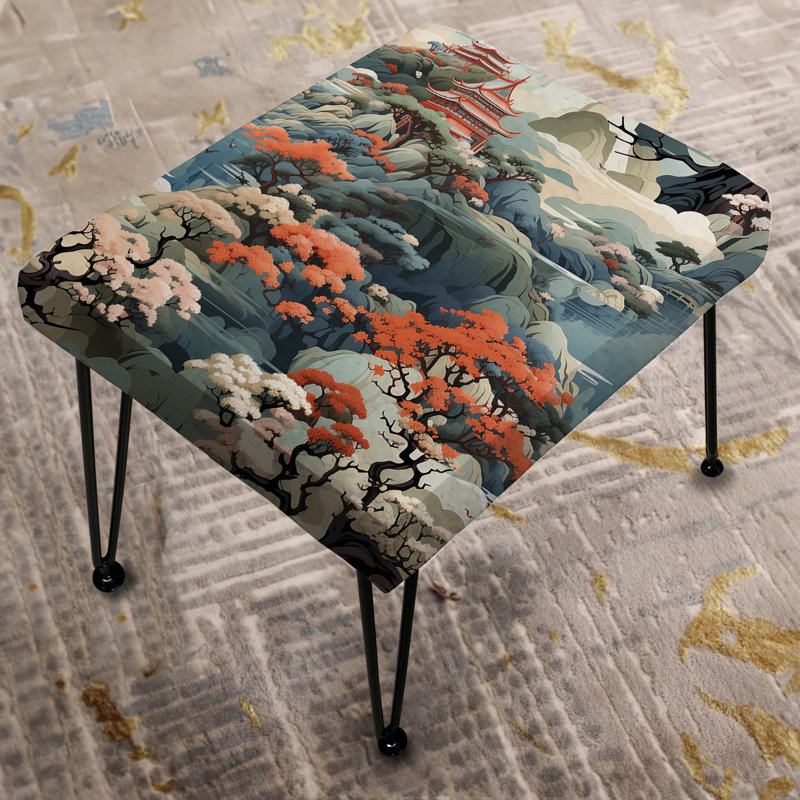 Temple Serenity - Repose-pieds rectangulaire japonais