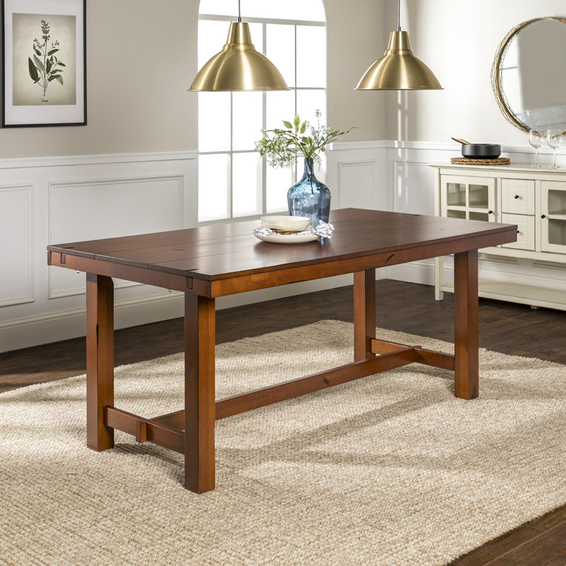 Freya 68"-96" Extendable Drop Leaf Dining Table