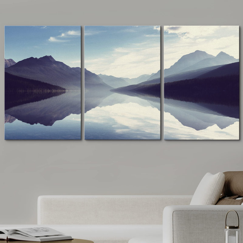 Ciel, nature, paysage montagneux, nature, paysage montagneux, Toile tendue, H 24 po x l 48 po