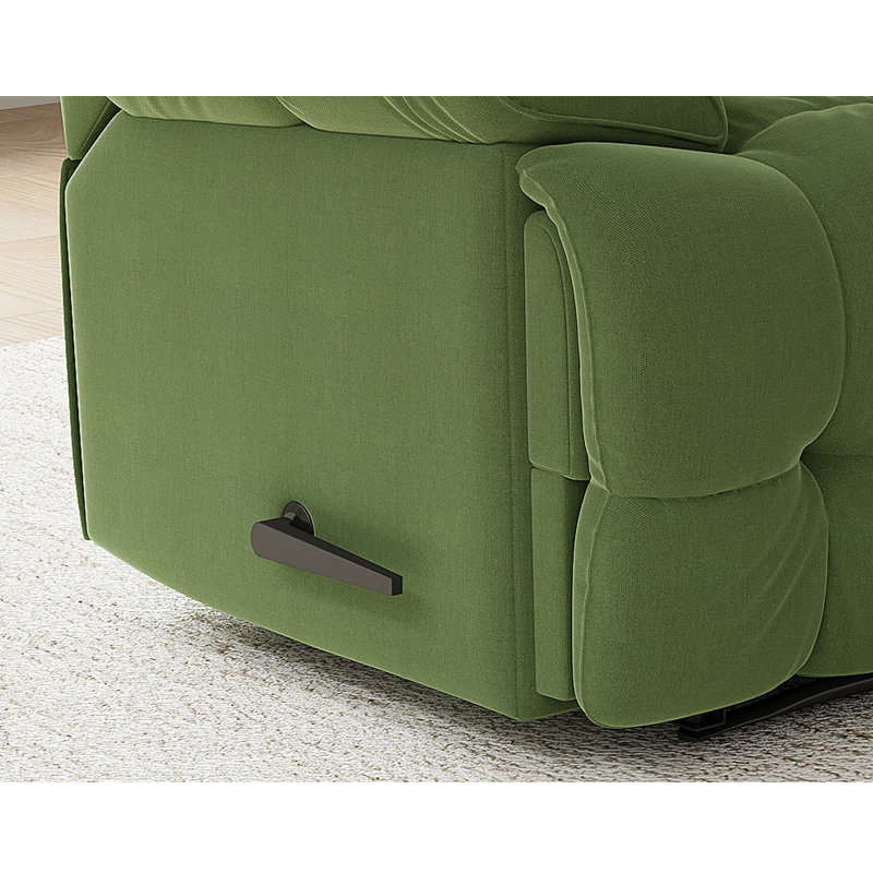 Liola 3 Seater Reclining Sofa, Green