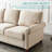 Mekalah Fabric 82.68'' Reception Loveseat