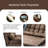 Karmel Upholstered 45.67'' Reclining Sleeper Sofa-866867149
