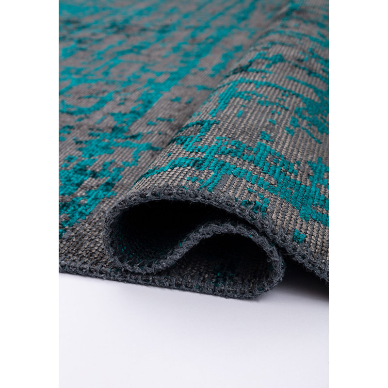 Rapture Gray/Green Abstract Luxury Area Rug, Rectangle 7'10" x 11'2"