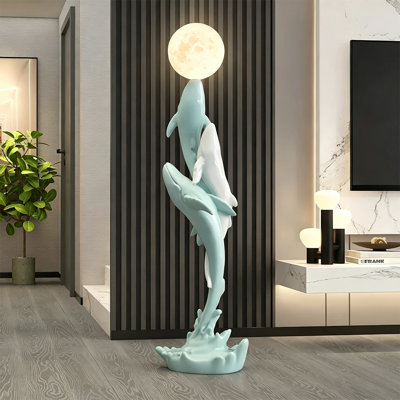 Lampes de sol Cyan + White