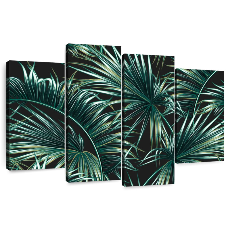 Feuilles de palmier Harnek Summer, H 27 po x l 43 po