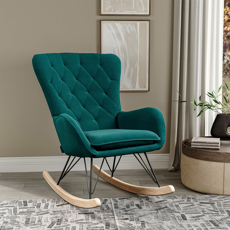 Ezio Rocking Chair, Green