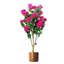 Faux Flowering Tree in Metal Planter-65743085