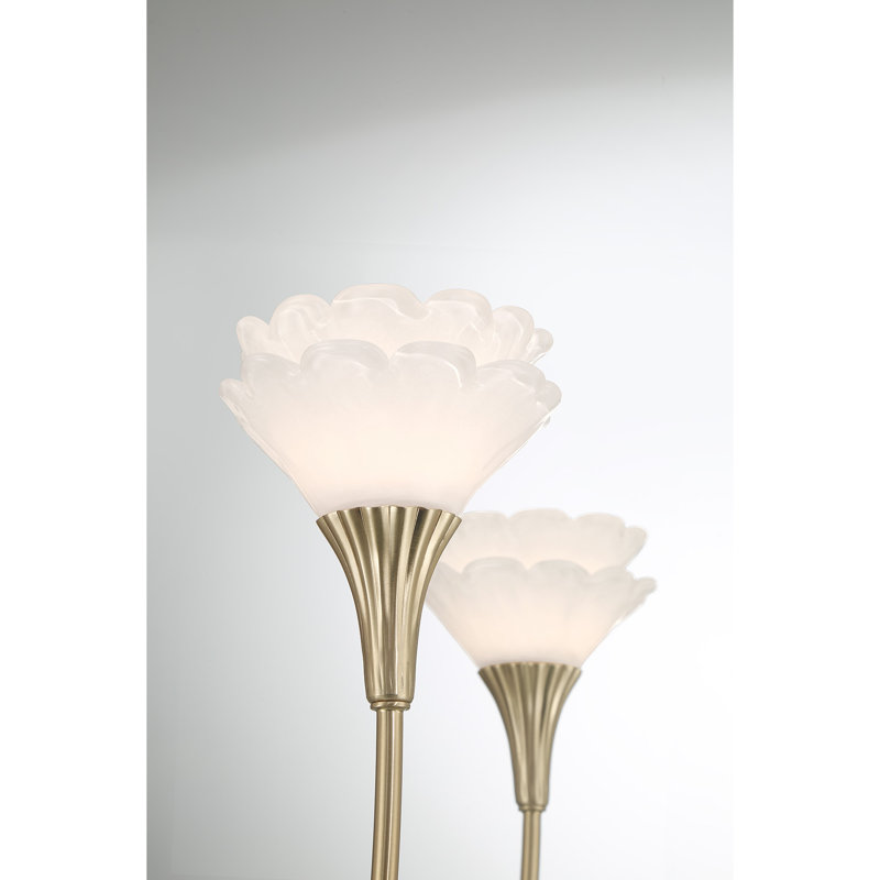 Florena 5-Light Chandelier in Noble Brass by Breegan Jane