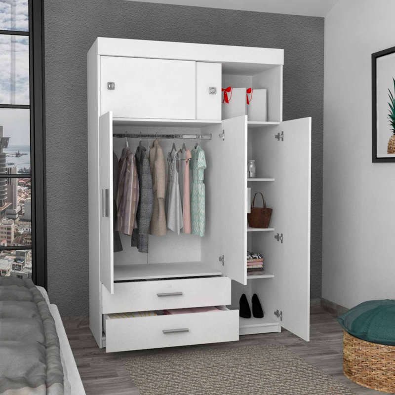 Armoire rectangulaire 2 tiroirs Kingswood