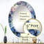 Guitarra - Miroir mural floral ovale-358958950