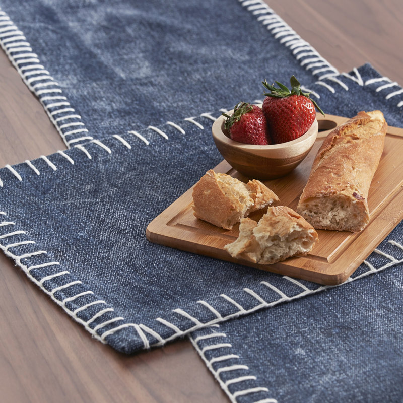 Chemin de table Seabridge Carter, Bleu marine