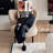 Upholstered Wingback Chair Single Sofa