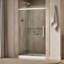 Pleat Frameless Sliding Shower Door, 79-1/16 In. H X 44-5/8 - 47-5/8 In. W, With 5/16 In. Thick Crystal Clear Glass-842363708