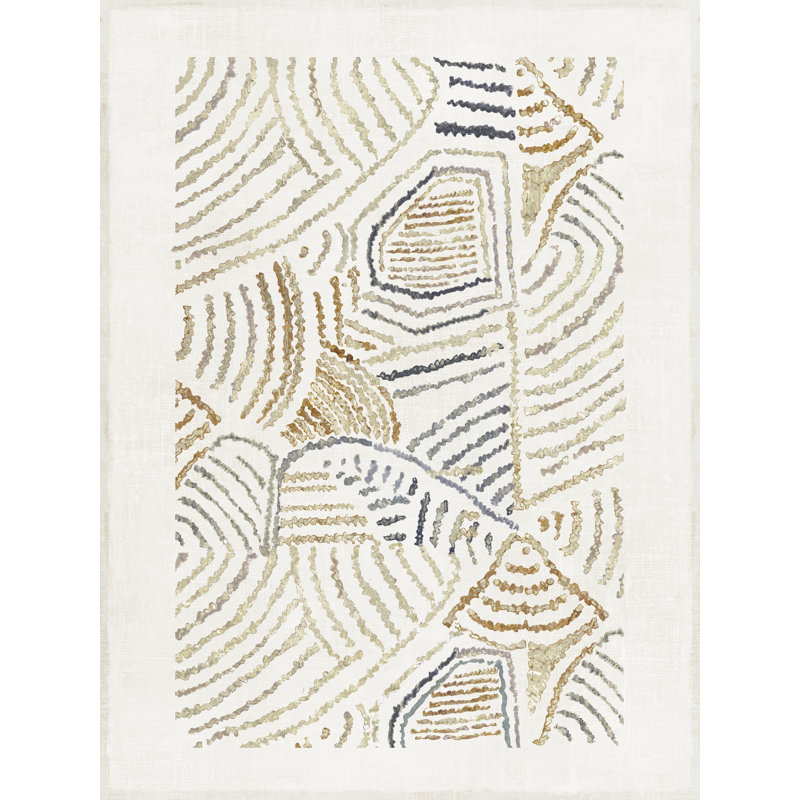«Dreamy Geo I», reproduction sur toile tendue, H 24 po x l 18 po