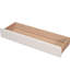 Lit polaire beige avec tiroir de rangement fonctionnel et plateforme rembourrée chaude