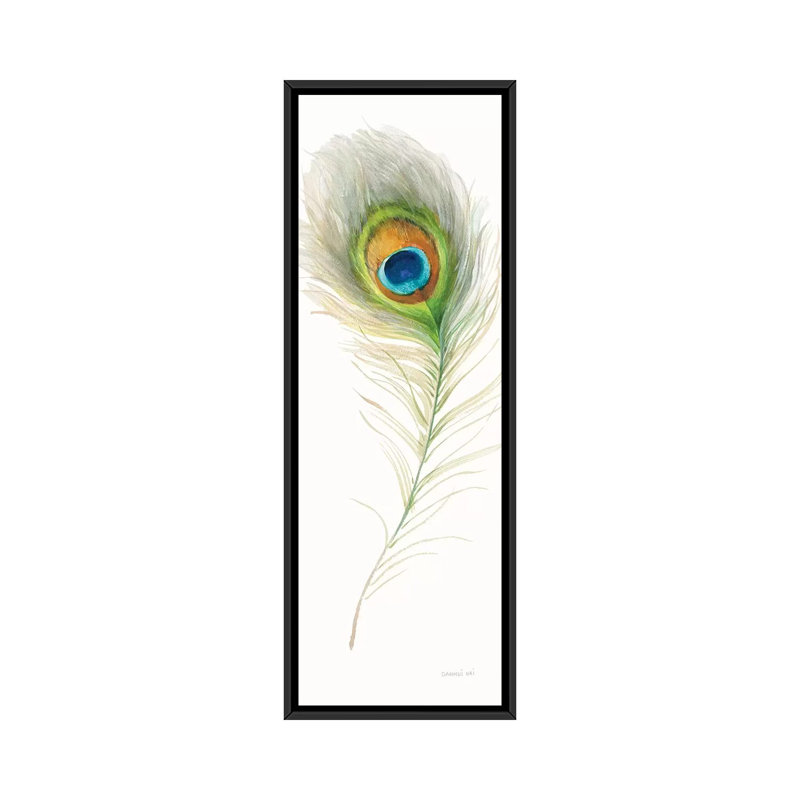 Art sur toile jaipur x», H 36 po x l 12 po x P 1,5 po, Toile avec cadre noir