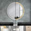 Huldar Glass Flat Wall Mirror