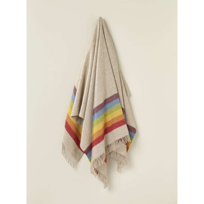 Shetland Wool Throw/Blankets Hand Woven Blanket