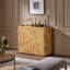 Mullins Small Cabinet-Natural Mappa Burl