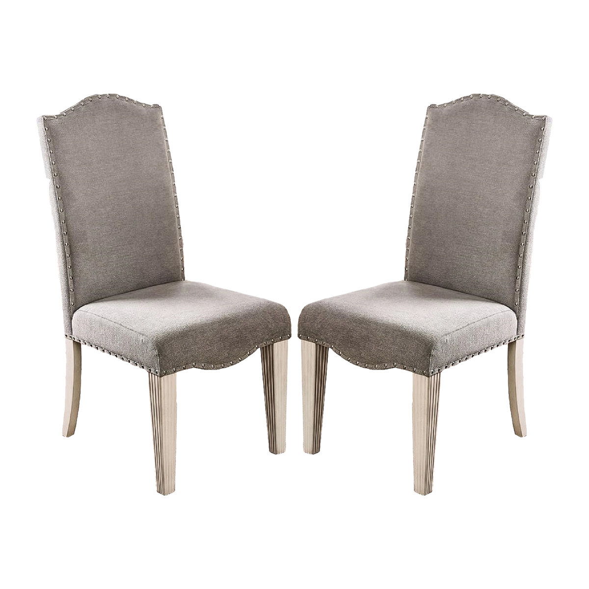 Alcott Hill® Abbot Upholstered Side Chair in Gray | Wayfair