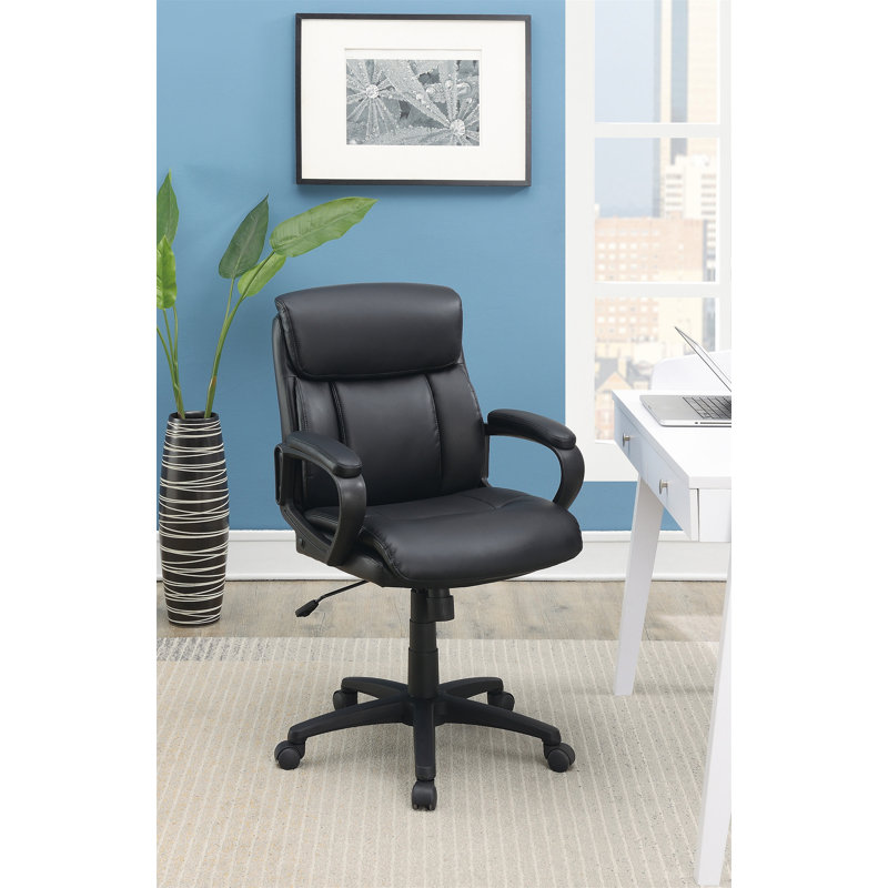 Chaise de bureau rembourrée à dossier standard